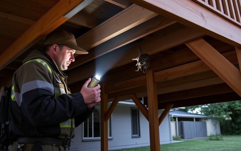 Under Deck Possum Removal in Werribee